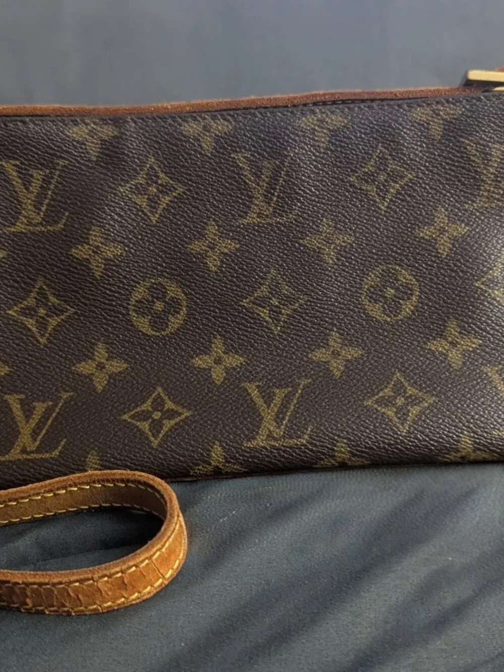 Louis Vuitton Monogram Canvas Pochette Accessories / Shoulder Bag (COA Included)